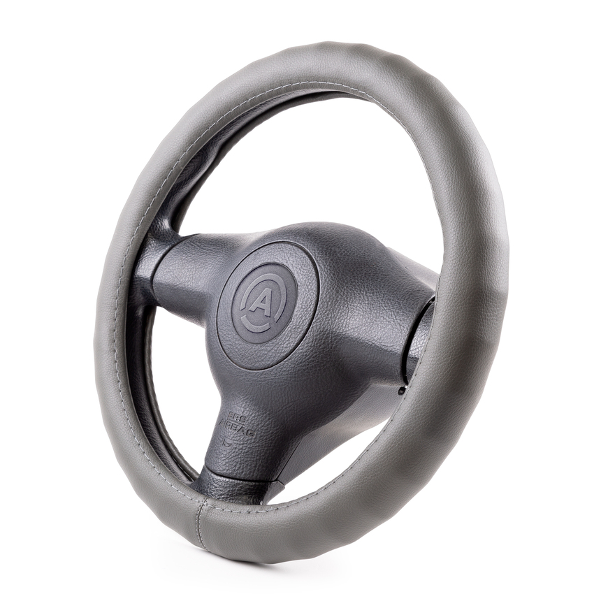 Оплётка руля AUTOPROFI из экокожи AP-1911 D.GY (M) Оплётка руля AUTOPROFI из экокожи AP-1911 D.GY (M)