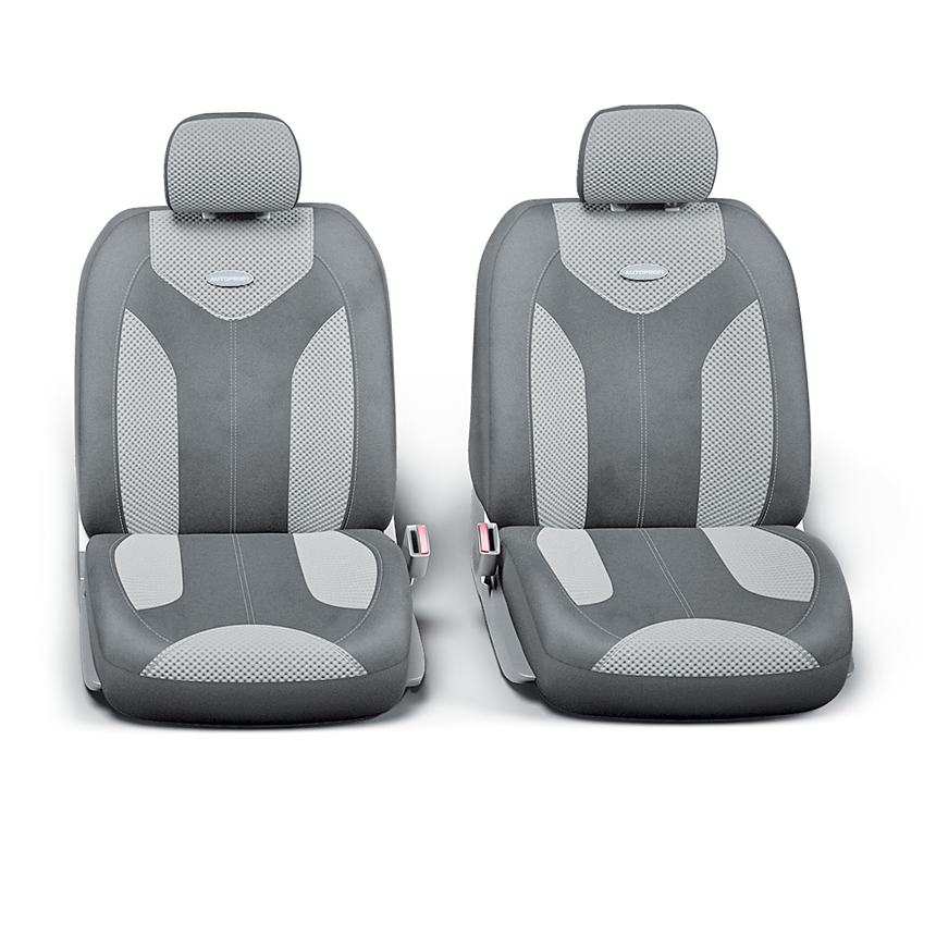 Чехлы на сиденья универсальные MATRIX MTX-1105 D.GY/L.GY (M)
