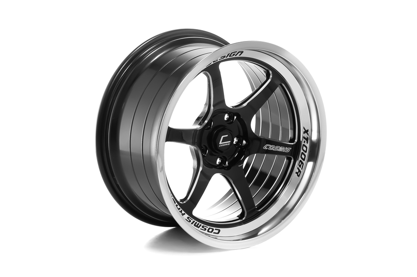 COSMIS  XT-006R 18x9,5 5x114,3 ET10 Black+diamond lip+spoke milling+ letter milling
