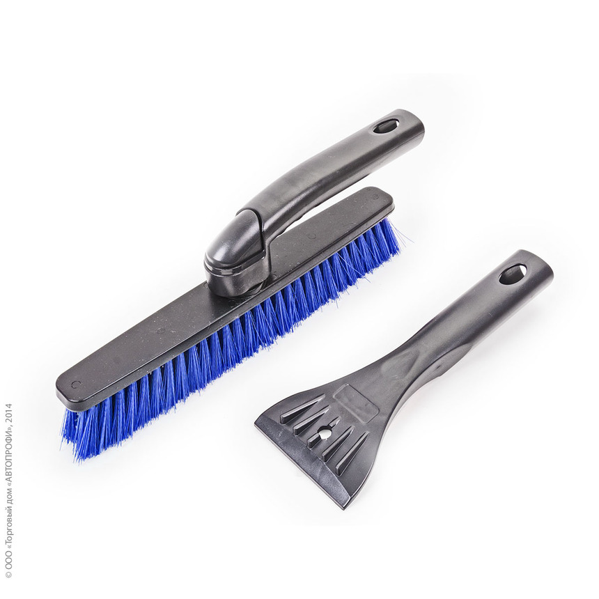 Щетка для снега "AUTOPROFI" SB-1461 BK/BL