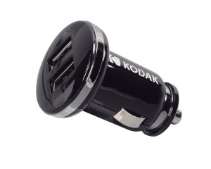 Автомобильное зарядное устройство KODAK для телефона/планшета, USBх2, Quick Charge 3.0. UC108