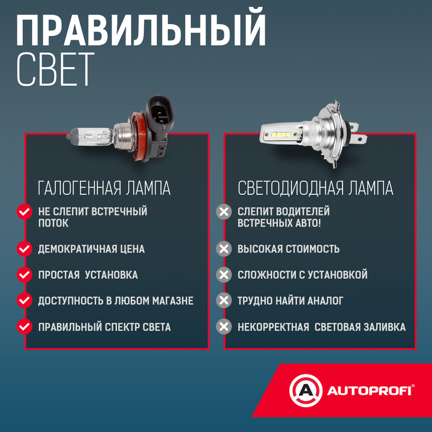 Лампа галогенная STD-H8 Лампа галогенная STD-H8