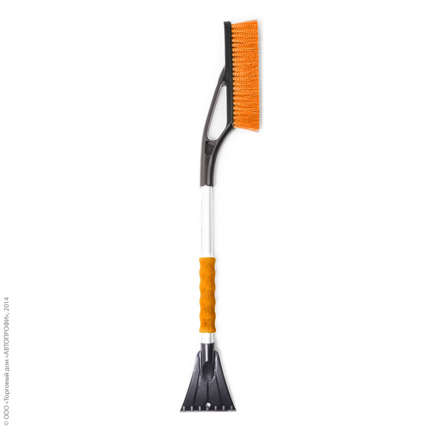 Щетка для снега "AUTOPROFI" SB-1453 BK/ORANGE