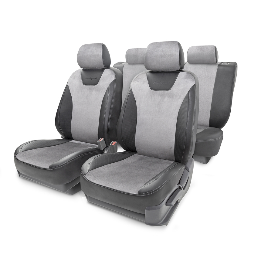 Чехлы на сиденья модельные алькантара CHEVROLET LACETTI, RAVON GENTRA (2004+) LCT-1Sd(04+)40-60 A BK/D.GY